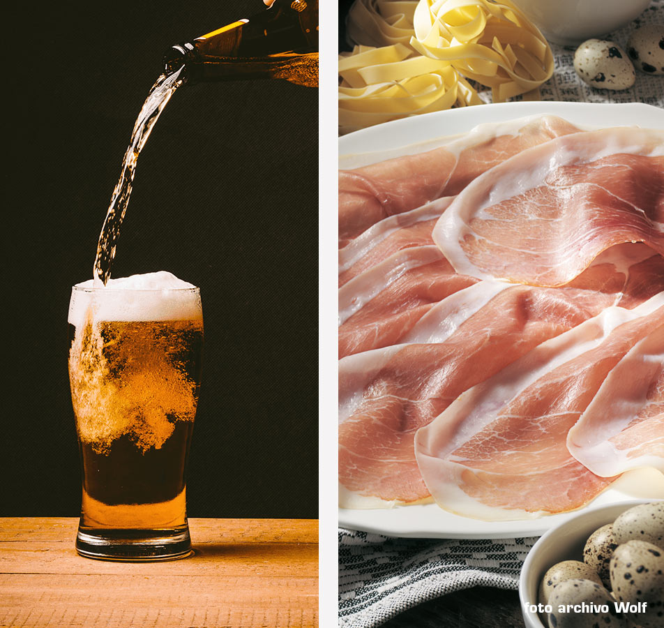 Prosciutto di Sauris e Birra Zhare